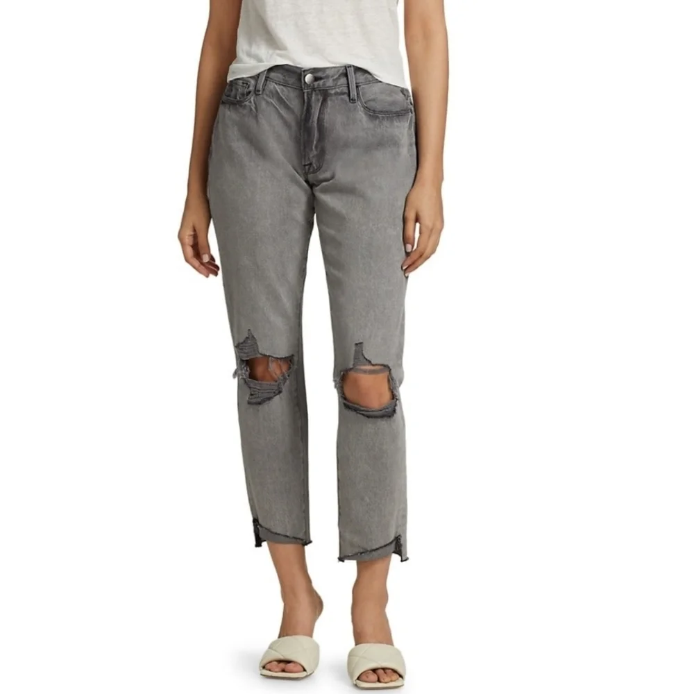 Frame Garcon Cropped Jeans - Picture 3 of 9